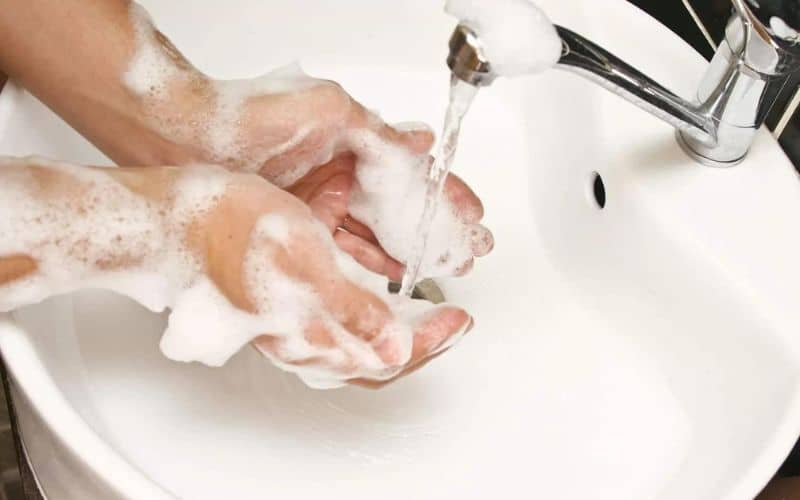 Washing Hands Thoroughly