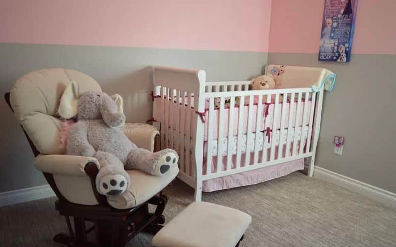 the newborn baby's room